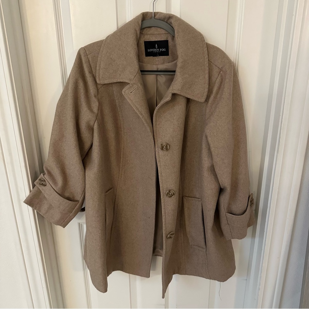 1X London Fog Wool Coat
